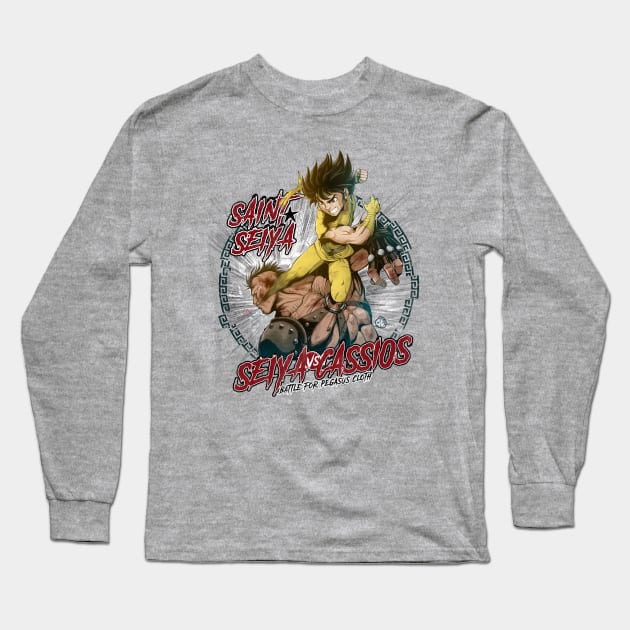 Seiya vs Cassius Long Sleeve T-Shirt by Crike99Art